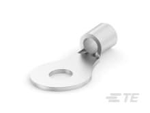 130228 TE Connectivity, SOLISTRAND Uninsulated Ring Terminal, 5, M3 Stud Size, Silver
