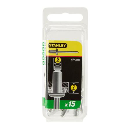 1-PAA64T Stanley Aluminium Rivet Set Rivet, 5mm