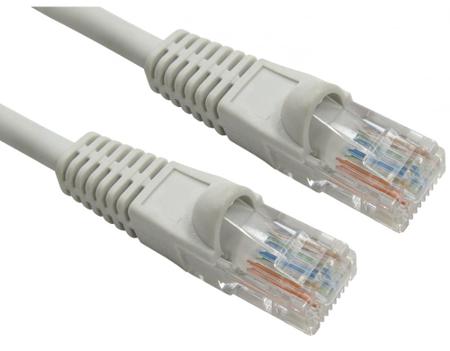 286-3027 RS PRO, 1m Cat5e, Grey RJ45 to Male RJ45 Male, UTP Unshielded, Terminated LSZH Sheath