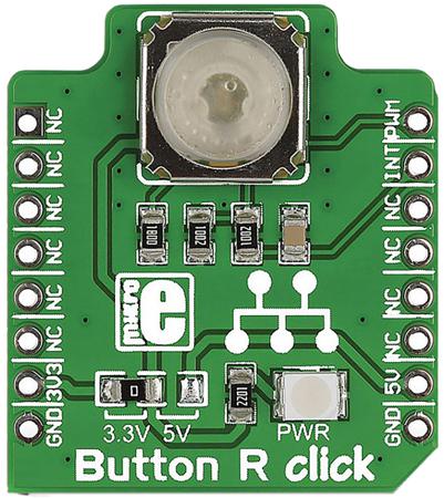 MIKROE-1901 MikroElektronika Button R mikroBus Click Board