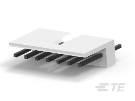 171825-7 TE Connectivity 171825 Series Vertical Board Mount PCB Header, 7 Contact(s), 2.5mm Pitch, 1 Row(s), Shrouded, Unshrouded