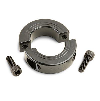 MSP-45-F Ruland Collar, Two Piece, Clamp Screw, Bore 45mm, OD 73mm, W 19mm, 1215 Lead-Free Carbon Steel