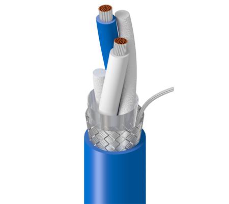 9463-J221000 TWINAXIAL CABLE, 78 OHM IMP., 20AWG (7X28), COMPUTER CABLE STRONGBLUEAXIAL CABLE, 78 OHM I