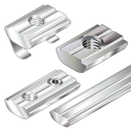 3842547823 Bosch Rexroth M5 Sliding Block, Swivel-in, Connecting Component, Strut Profile 30 mm, Groove Size 8mm