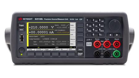 B2910BL Keysight Technologies B2900BL Series Source Meter, 1 μV → 210 V, 1-Channel, 31.8 W Output