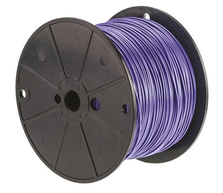 3055 VI001 Alpha Wire Hook-up Wire PVC Series Purple 0.81 mm² Hook Up Wire, 18 AWG, 16/0.25 mm, 305m, PVC Insulation,