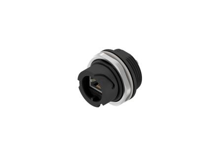 17-10019 CONEC 17 Series Single-Port RJ45 Receptacle Assembly Kit, Cat5e, Unshielded