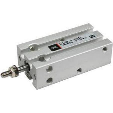 CDU20-5D SMC Pneumatic Piston Rod Cylinder - 20mm Bore, 5mm Stroke, CU Series, Double Acting
