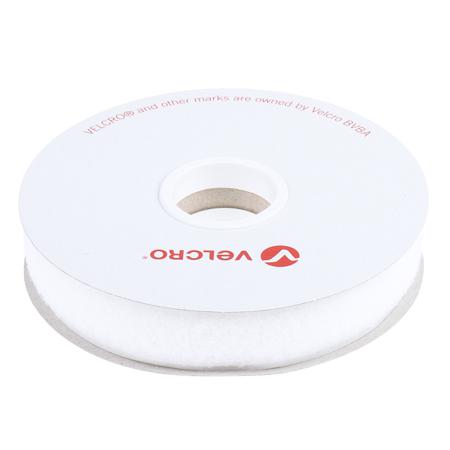 EB01020010114488 Velcro White Hook & Loop Tape, 20mm x 5m