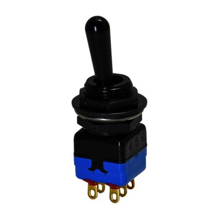 12146AGK APEM Toggle Switch, Panel Mount, On-On, DPST, Solder Lug Terminal, 28V dc