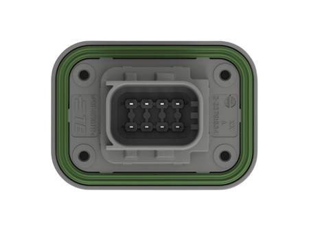 2-2378182-1 TE Connectivity 2-23781 Series Vertical Panel Mount PCB Header, 8 Contact(s), 6mm Pitch, 2 Row(s), Shrouded