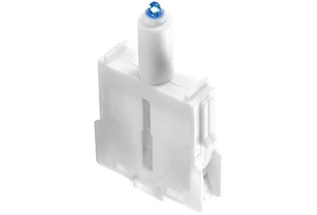 09454530401 HARTING  Series Contact Block for Use with Push Button, 230V, Blue Light