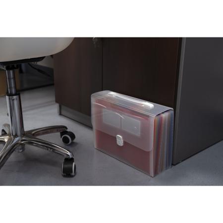 55698E Expanding File W/Hand 24P Crystal