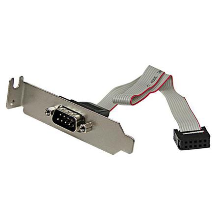 PLATE9MLP StarTech.com Female 10 Pin IDC to Male 9 Pin D-sub Serial Cable, 260mm