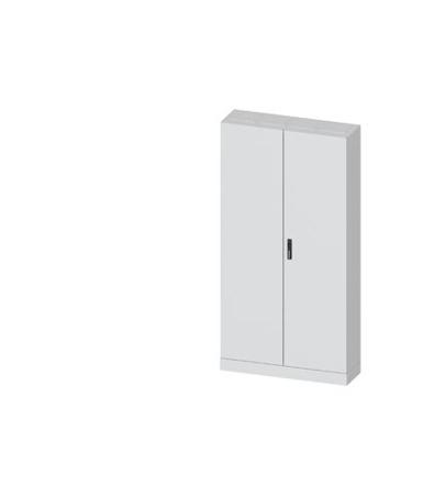 8GK1333-8KN44 Siemens ALPHA 630 Series Steel Double-Door-Door Floor Standing Enclosure, Plain Door Door, IP55, 1950 x 1050 x 320mm