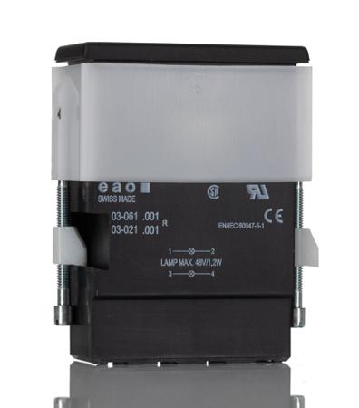 03-021.001 EAO Pilot Light, 21.2 x 41.2mm Cutout 03 Series