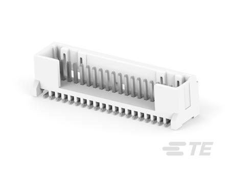 2-2355091-0 TE Connectivity MICRO CT Series Straight Board PCB Header, 20 Contact(s), 1.2 mm Pitch, 1 Row, Shrouded