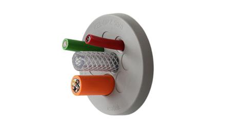 KEL-DPZ-63-35 Icotek KEL Series Grey Elastomer Cable Gland Kit, PG13.5 Thread, 6.5mm max., IP66, IP68