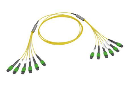 FLS48S2-MFMF6Y-140-0M HellermannTyton Connectivity OS2 Cable Fibre Optic Cable Low Smoke Zero Halogen, Yellow, 140 m