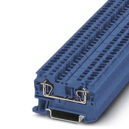 3031377 Phoenix Contact  ST 4 BU Series Blue, 0.2 → 6mm², Single-Level, Spring Clamp Termination