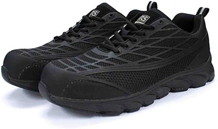 RS4010-012 RS PRO Men's Black  Toe Capped Safety Trainers, UK 12, EU 47