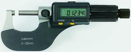705-1229 RS Pro Micrometer External, Range 0 → 25 mm