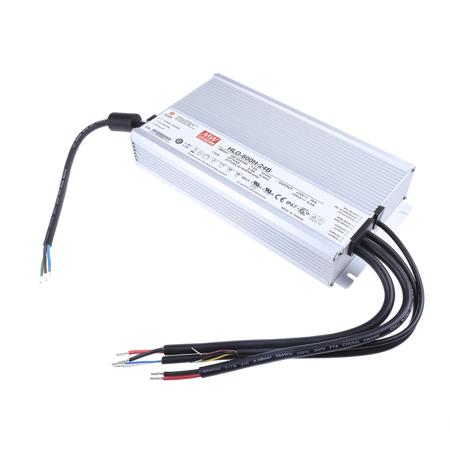 HLG-600H-24B Mean Well , Constant Voltage Dimmable LED Driver 600W 12 → 24V 25A