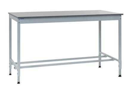 324-352 RS PRO Portable Workbench, 300kg Max Load, Adjustable Height, 600mm x 1500mm x 840mm