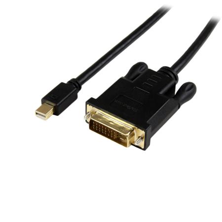 MDP2DVIMM6BS StarTech.com Mini DisplayPort to DVI Adapter, 1.8m Length - 1920 x 1200 Maximum Resolution