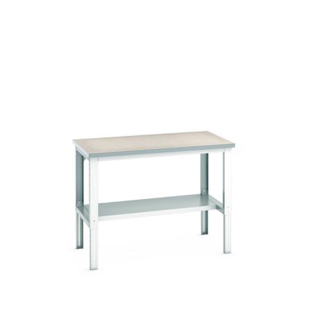 41004130-16V Bott 41004130.16V Sheet Steel Workbench, Adjustable Height, 740 → 1140mm x 900mm x 1500mm