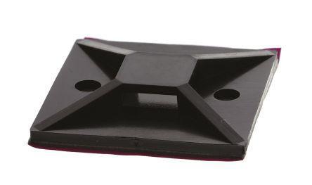 151-00434 HellermannTyton MB Series Self Adhesive Cable Tie Mount, 10mm Max. Cable Tie Width 38 mm