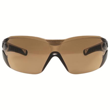9128223 Uvex pheos nxt Anti-Mist UV Safety Glasses, Brown PC Lens, Vented