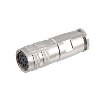 132-111 RS PRO Industrial Circular Connectors, 8 Contacts, Cable, M16 Connector, Plug, Female, IP67