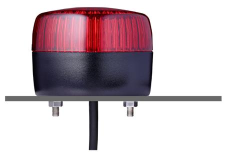 861502313 AUER Signal PCL Series Red Multiple Effect Beacon, 230 V ac, 240 V ac, Surface Mount, LED Bulb, IP66, IP67