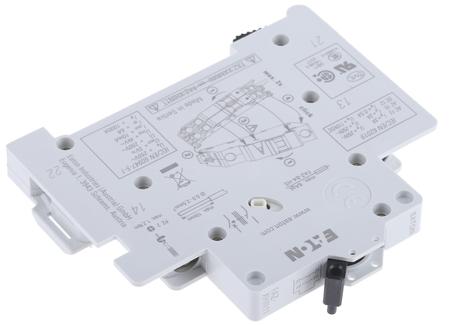 286054-FAZ-XHIN11 Eaton Auxiliary Contact - 1NC + 1NO, 2 Contact, DIN Rail Mount, 3 A ac, 500 mA dc