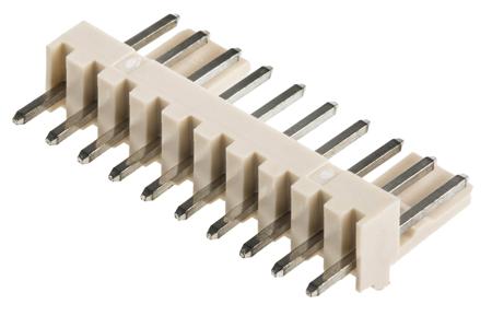 22-04-1101 Molex Mini-Latch Series Straight Through Hole Pin Header, 10 Contact(s), 2.5 mm Pitch, 1 Row, Unshrouded