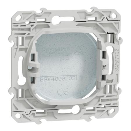 S510666 Schneider Electric White, 1 Gang, Odace