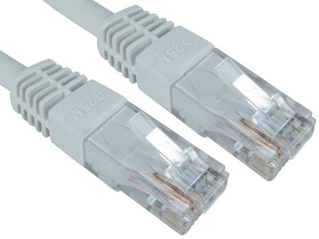 264-6531 RS PRO Cat6 Straight Male RJ45 to Straight Male RJ45 Ethernet Cable, UTP, White PVC Sheath, 2m