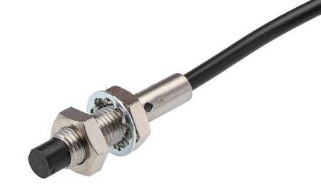 E2B-S08KN04-WP-B2-2M Omron, M8, PNP Inductive Sensor 27mm Length, 12 → 24 V dc supply voltage , IP67 Rating