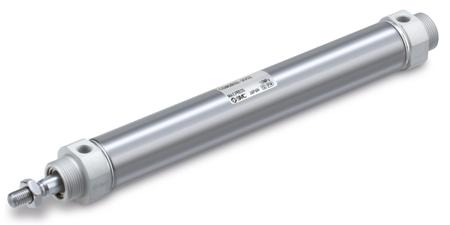 CDM2B25-200FZ SMC Pneumatic Piston Rod Cylinder - 200mm Bore, 25mm Stroke, CM2-Z Series, Double Acting