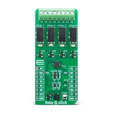 MIKROE-6000 MikroElektronika Relay 7 Click for Industrial Use