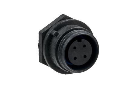 PX0412/04S Bulgin Circular Connector, 4 Contacts, Front, Miniature Connector, Socket, Female, IP68, Buccaneer 400 Series