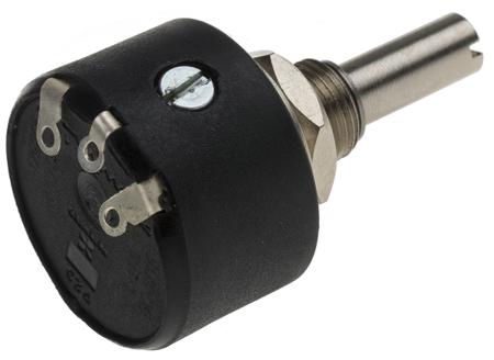 842-7071 RS PRO 50Ω Rotary Potentiometer 1-Gang Panel Mount