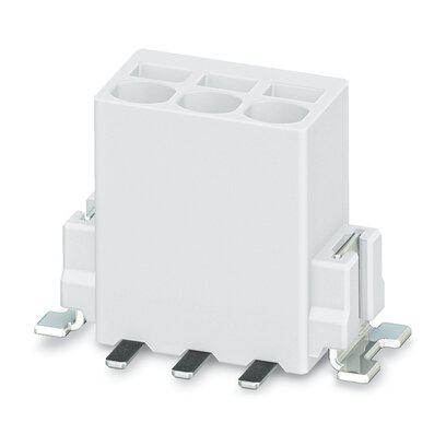 1814728 Phoenix Contact 5-V SMD WH R44, 5/ 4-2, PTSM 0 Series PCB Terminal Block, 4-Contact, 2.5mm Pitch, Solder Mount, 1-Row,