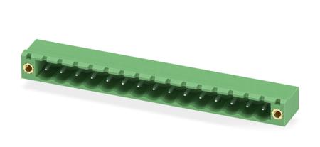 1776634 Phoenix Contact, 5.08mm Pitch, MSTB 2.5/15-GF-5.08, 15 Way, Pluggable Terminal Block, Header, Solder Termination,