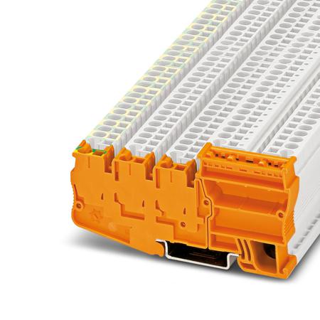 3209109 Phoenix Contact 5-Way Earth Terminal Block, 0.08 - 4mm², 12 → 28 AWG Wire, Spring Cage