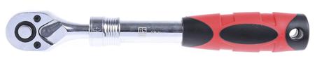 668-5843 RS Pro 3/8 in Square Drive Socket Wrench with Extendable Ratchet Handle, 315 mm length