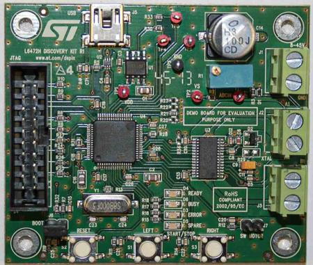EVAL6472H-DISC STMicroelectronics Development Tool Power Management for L6472 for MCU & L6472 Stepper Motor Driver