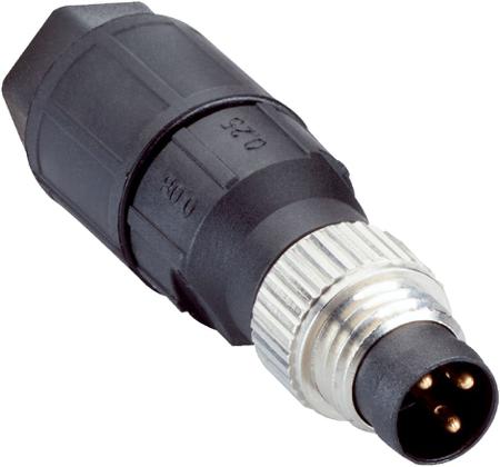 YM08U13-0002K1823A---2122277 SICK Connector, Screw Mount, M8 Connector, Plug, Male, IP67, YM08U13 Series