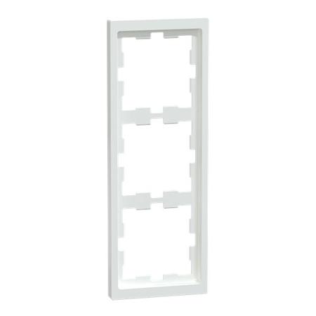 MTN4030-6535 Schneider Electric D-Life Series RAL 9003 Thermoplastic Cover Frame, 90mm H, 234mm W, 12mm L for Use with Enclosure